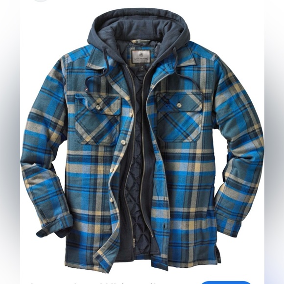 Legendary Whitetails Other - Legendary Whitetails Men's Blue Plaid Shirt Jacket NWT